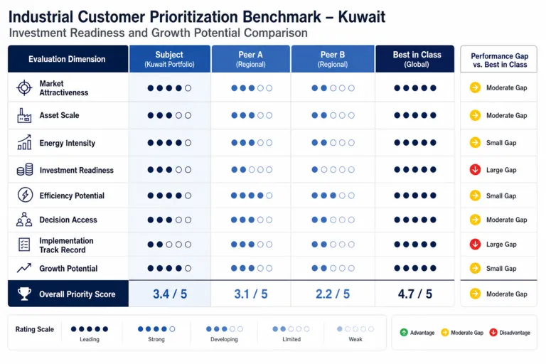 Benchmark — Energy Efficiency Growth Strategy for Industrial Customers in Kuwait