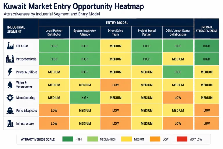 Heatmap — Market Entry Strategy for an Industrial Automation Provider in Kuwait