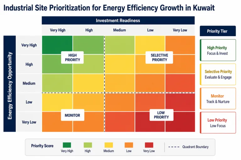 Heatmap — Energy Efficiency Growth Strategy for Industrial Customers in Kuwait